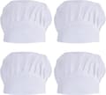 4 st Justerbara Köksmössor Kvinnor Män, Unisex Kockmössor, Pr