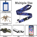 Miniatyrbillede 5 af 5: Lilla Galaxy Nøglesnor til Nøgler Arbejds ID Holder 51,5 cm Lang for,ZQKLA