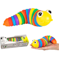 Miniatyrbilde 1 av 6: Fidget Slug Leke, Sansestimulerende Slug Skrivebordsleker Stressavlastning, ZQKLA