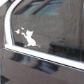 Miniatyrbillede 5 af 7: 2 stk. Kat Bilsticker Sjove Køretøjs Dekal Bilsticker Bil St,ZQKLA
