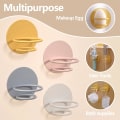 Miniatyrbillede 5 af 5: 4 Farver Makeup Svampeholder, Væghængt Makeup (Gul, B,ZQKLA