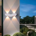 Miniatyrbilde 6 av 7: Ny vanntett LED vegglampe gårdsplass balkong gjerde søyle, ZQKLA