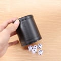 Pikkukuva 7 / 7: Nahkainen Noppakuppeli 5 Nopalla Yahtzee Farkle -peliin, ZQKLA