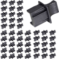 Miniatyrbild 1 av 5: 50-pack dammskydd för RJ45 Ethernet-hubb, svart