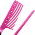 Miniatyrbillede 4 af 5: Frisør DIY Styler Glattejern Foldbar V Form Kam, Bla