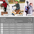 Miniatyrbild 5 av 5: Vintercykelhandskar för barn, pojkar och flickor, pekskärm, anti-S