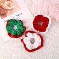 Miniatyrbilde 5 av 5: Jule-Scrunchie i blandet farget flanell, ZQKLA