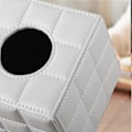 Miniatyrbild 7 av 7: Servettbox, PU Läder Fyrkantig Servetthållare, ZQKLA