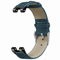 Miniatyrbillede 3 af 3: Til Garmin Lily Urrem Denim Tekstur PU Læder Justerbar Rem - Blå Blue