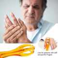 Miniatyrbilde 6 av 7: 5 stk. oransje fingerleddmassasjeapparat, håndholdt blodsirkulasjon, ZQKLA