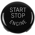 Miniatyrbillede 2 af 5: 2x Start Stop Motor Startknap Trykknap Tændingsafbryder Dæksel Udskiftning Til X1 X3 X5 X6 Z4 (sort