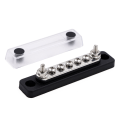 Miniatyrbillede 1 af 5: Busbar med 5 Skrueklemmer, 100 Amp, 12V - 48V DC Fordeling, ZQKLA