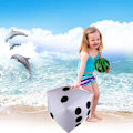 Miniatyrbild 3 av 5: (2-pack) 30 cm Jätte Uppblåsbar Tärning Poolleksak för Gräsmatta, ZQKLA