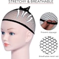 Pikkukuva 3 / 7: 4 kpl Peruukkipipoa, Nylon Peruukkipipo Unisex Huppu, Peruukkipiilot ZQKLA