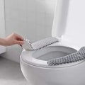 Miniatyrbillede 5 af 5: 2 Par Toiletklap-Dæksler i Blødt, Varmt og Tykt Polstret Materiale, Skridsikker, ZQKLA