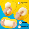 Miniatyrbild 6 av 7: Dumpling Stressboll Fidget Leksak, Dumpling Squishy Stressboll, ZQKLA