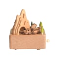 Miniatyrbillede 1 af 4: Træmusikboks gave - lille tog