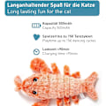 Miniatyrbild 4 av 5: Interaktiv Elektronisk Fiskleksak för Katter - Mjuk Elektrisk Leksak, Rec
