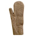 Miniatyrbilde 1 av 5: Vinter Hekle Hansker Full Finger Strikkede Votter Ensfarget Varme Hansker Khaki