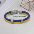 Miniatyrbilde 3 av 5: 2 stk Enkle og fasjonable flerlags vevde lær armbånd, ZQKLA