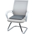 Miniatyrbild 3 av 5: Fyrkantig Grå Sittdyna i Memory Foam