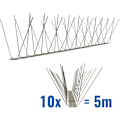 Miniatyrbillede 1 af 4: 5 meter anti-due spikes 4 rækker V2A Standard - kvalitet sol,ZQKLA