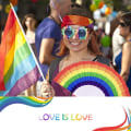 Miniatyrbillede 7 af 7: 10 stk Regnbue Håndviftere Pride Vifte Foldbar Holdt Vifte Dekorativ, ZQKLA