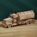 Miniatyrbillede 2 af 5: 3D Træpuslespil Brændstoftank Bil Model Kits, (Lille) Hjernetræning, ZQKLA