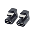 Miniatyrbillede 1 af 5: 2 stk. 180 graders vinkel USB 3.1 Type C han til hun USB-c konverteradapter til smartphone