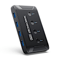 Miniatyrbillede 4 af 4: Usb3.0 switch selector switcher 4-port usb automatisk 4-i-4-ud hub delt switcher til printer tastatur mus