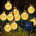 Pikkukuva 1 / 5: Aurinkokennovalot ulkokäyttöön, 12M 100 LED Kristallipallo, ZQKLA