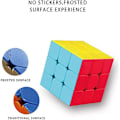 Pikkukuva 2 / 5: Speed Cube 3x3 - Tarraton Magic Cube 3x3x3 Palapelit Lelut (5,ZQKLA