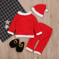 Miniatyrbild 3 av 7: X-Large, Småbarn Pojkar Flickor Jul Tomte Fleece Varm Utekläder, ZQKLA