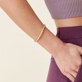 Miniatyrbild 2 av 5: Förgylld Vridet Tjockt Armband | 14K Förgyllt, ZQKLA