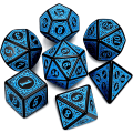 Miniatyrbillede 1 af 7: Polyhedral terningesæt til Dungeons and Dragons RPG MTG Rollespil, ZQKLA