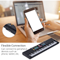 Miniatyrbillede 2 af 7: 61-Tast Klaver Keyboard, Keyboard Piano Instrument 61 Taster Digi,ZQKLA