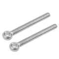 Miniatyrbillede 3 af 3: Øjebolt løftering M6 x 50mm rustfrit stål 304 gevind 1,ZQKLA