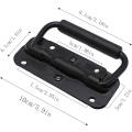 Miniatyrbild 4 av 5: 4-delars flightcase-handtag, verktygslådefjäderhandtag, dragfjäder F
