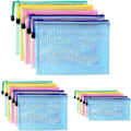 Miniatyrbillede 1 af 5: Plastikmappe A4+A5+A6, 15 STK Lynlåspose, PVC Mesh Lynlås, ZQKLA