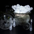 Miniatyrbild 2 av 5: utomhus vit solcellsslinga LED vattentät batteri gui, ZQKLA