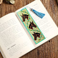 Miniatyrbild 5 av 5: DIY Diamantmålning Bokmärke Diamantmålning Kreativ Läder B