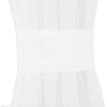 Miniatyrbillede 3 af 6: Dørgardinpanel Elegant Solid Sheer Gardin 54\"x72\" Voile,ZQKLA