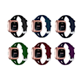 Pikkukuva 4 / 4: 3 Ohutta Ranneketta, Yhteensopiva Fitbit Versa 2 Rannekkeiden/Fitbit Versa/Fitbit Versa Lite/SE kanssa, Silikoninen Vaihtokello Rannekkeet deep purple L