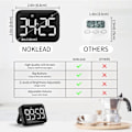 Miniatyrbillede 2 af 5: Digital Køkken Timer til Madlavning: Magnetisk Nedtællingstimer, ZQKLA