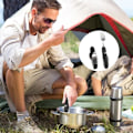 Miniatyrbillede 5 af 5: 2 stk Foldbart Bestik Camping Multifunktionelt Rustfrit Stål, ZQKLA