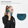 Miniatyrbillede 5 af 5: AUTSPACE A01 Serie RFID Blokerende Tegnebog Retro Mat Læder Telefon Cover til iPhone 11 6.1 tommer Style D