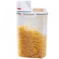 Miniatyrbilde 1 av 5: 2,1-3L lufttett oppbevaring av ris, tørr mat, sett med 2, beholder for oppbevaring av ris, kornbeholder, dispenser, gen