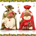Miniatyrbilde 1 av 5: Juleposer til gaver, 2 stykker juleposer med snor,