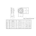 Pikkukuva 3 / 5: Itselukittuvat kuusiomutterit, 10 kpl M4 Nylon laipallinen alumiini CNC, ZQKLA