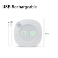 Miniatyrbild 5 av 7: LED PIR Rörelsesensor Väggklocka Lampa 360 Grader USB Modern, ZQKLA